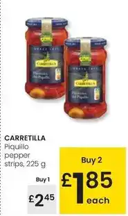 Eroski Carretilla - piquillo pepper strips oferta