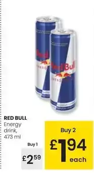 Eroski Red bull - energy drink oferta