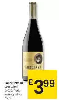 Eroski Faustino vii - red wine d.o.c. rioja young wine oferta