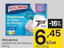 Eroski Pescanova - medallones de merluza oferta