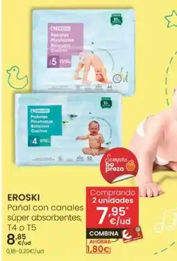Eroski Eroski - panal con canales super absorbentes oferta