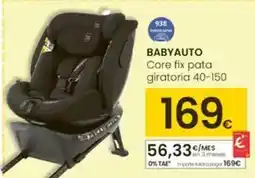 Eroski Babyauto - core fix pata giratoria oferta