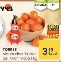 Eroski Torres - mandarina sabor del ano oferta