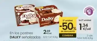 Dalky - en los postres