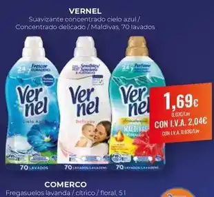 Vernel - suavizante concentrado cielo azul