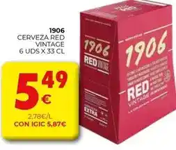 CashDiplo 1906 - cerveza red vintage oferta