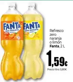 Unide Supermercados Fanta - refresco zero naranja o limón oferta