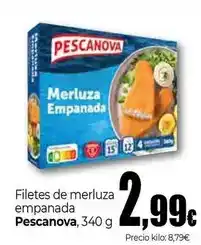 Unide Supermercados Pescanova - filetes de merluza empanada oferta