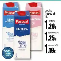 Unide Supermercados Pascual - leche oferta