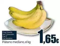 Unide Supermercados Plátano mediano oferta