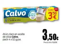 Unide Supermercados Calvo - atún claro en aceite de oliva oferta