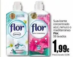 Unide Supermercados Flor - suavizante concentrado azul, nenuco o mediterráneo oferta