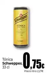 Unide Supermercados Schweppes - tónica oferta