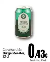 Unide Supermercados Burge meester - cerveza rubia oferta