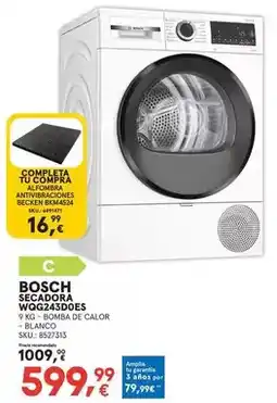 Worten Bosch - secadora wqg243does oferta