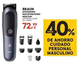 Worten Braun - afeitadora multifunciones mgk7540 oferta
