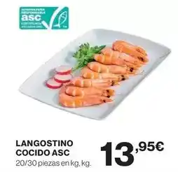 El Corte Inglés Langostino cocido asc oferta