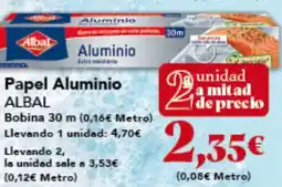 Gadis ALBAL Papel Aluminio oferta