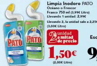 Gadis PATO Limpia Inodoro Océano o Frescor oferta