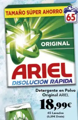 Gadis ARIEL Detergente en Polvo Original oferta