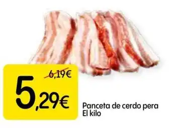 Panceta de cerdo pera