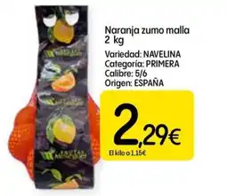 Dialprix Naranja zumo malla oferta