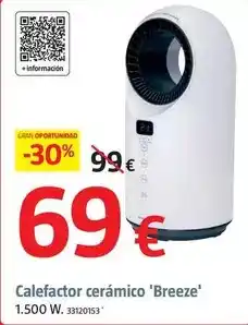 Bauhaus Calefactor ceramico 'breeze' oferta