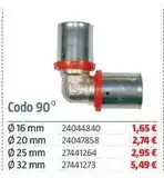 Bauhaus Codo 90° oferta