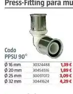 Bauhaus Codo ppsu 90° oferta