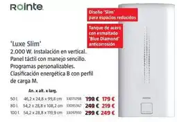 Bauhaus Rointe - luxe slim oferta