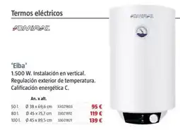 Bauhaus Admiral - elba oferta