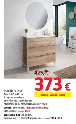 Bauhaus Mueble alxeca oferta