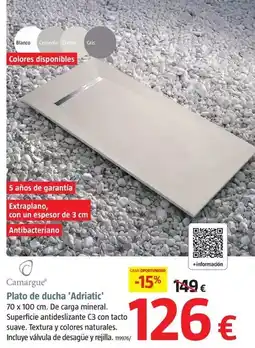 Bauhaus Camargue - plato de ducha 'adriatic' oferta