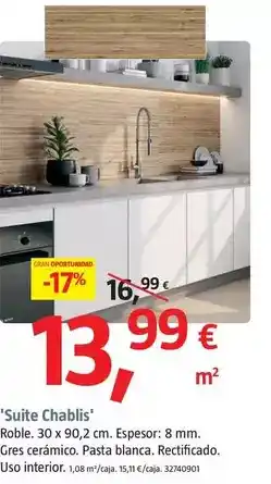 Bauhaus Suite chablis oferta