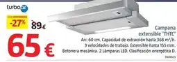 Bauhaus Turbo air - campana extensible ''thtc'' oferta