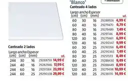 Bauhaus Canteado 2 lados oferta