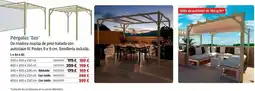 Bauhaus Pérgolas eco oferta
