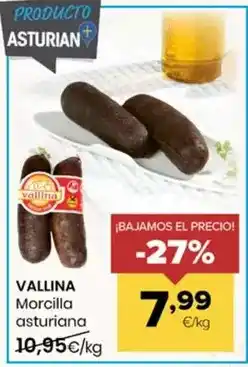 Autoservicios Familia Vallina - morcilla asturiana oferta