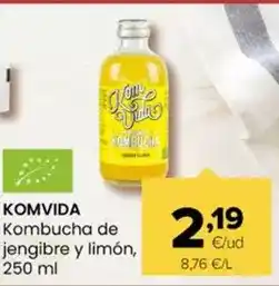 Autoservicios Familia Komvida - kombucha de jengibre y limon oferta