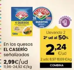 Autoservicios Familia El caserío - quesos oferta