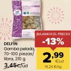 Autoservicios Familia Delfín - gamba pelada oferta