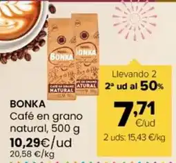 Autoservicios Familia Bonka - café en grano natural oferta