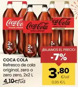 Autoservicios Familia Coca-cola - refresco de cola original, zero o zero zero oferta