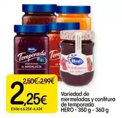 Dialprix Hero - variedad de mermeladas y confitura de temporada oferta