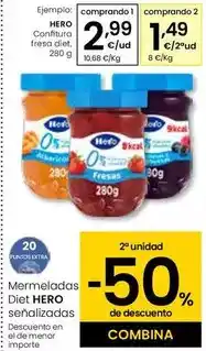 Eroski Hero - confitura fresa diet oferta