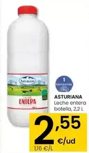 Eroski Asturiana - leche entera oferta