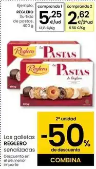 Eroski Reglero - surtido de pastas oferta
