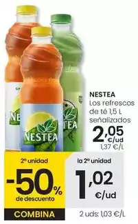 Eroski Nestea - refrescos de té oferta