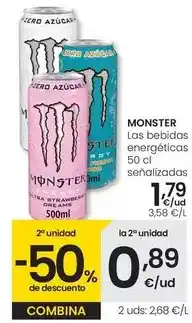 Eroski Monster - bebidas energeticas oferta