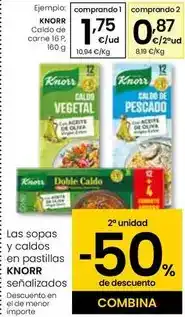 Eroski Knorr - caldo de carne oferta